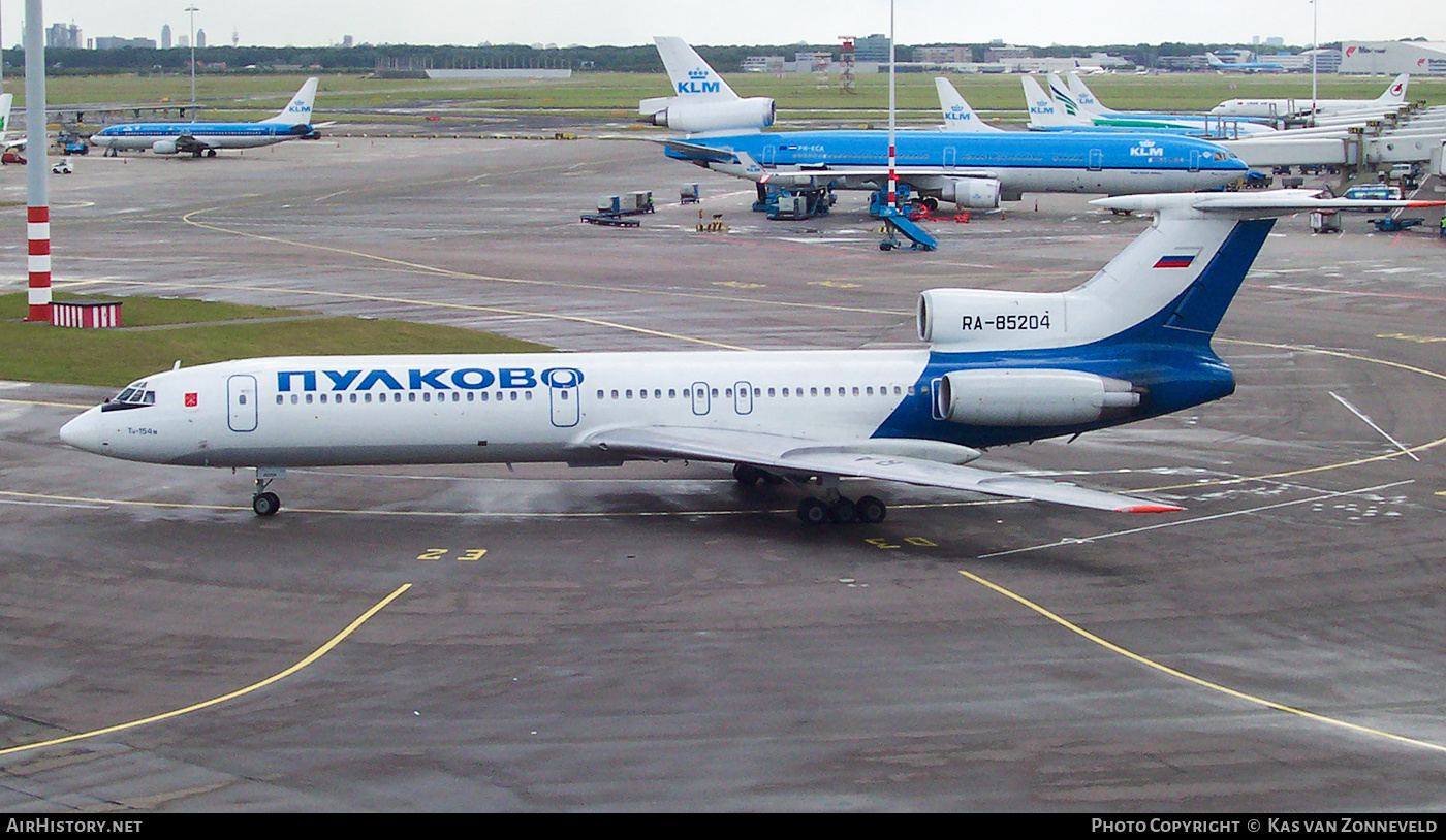 Aircraft Photo of RA-85204 | Tupolev Tu-154M | Pulkovo Airlines | AirHistory.net #431934