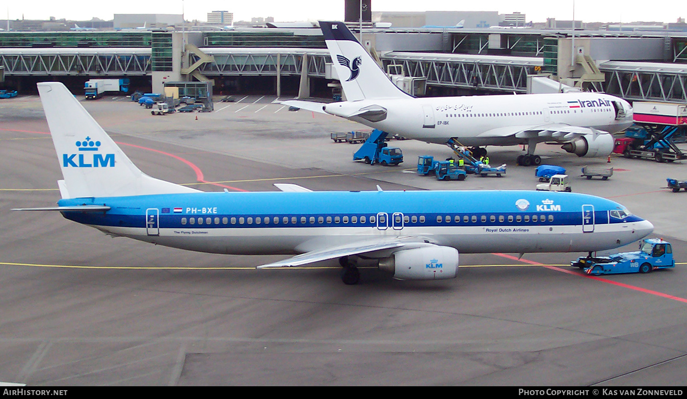 Aircraft Photo of PH-BXE | Boeing 737-8K2 | KLM - Royal Dutch Airlines | AirHistory.net #431936