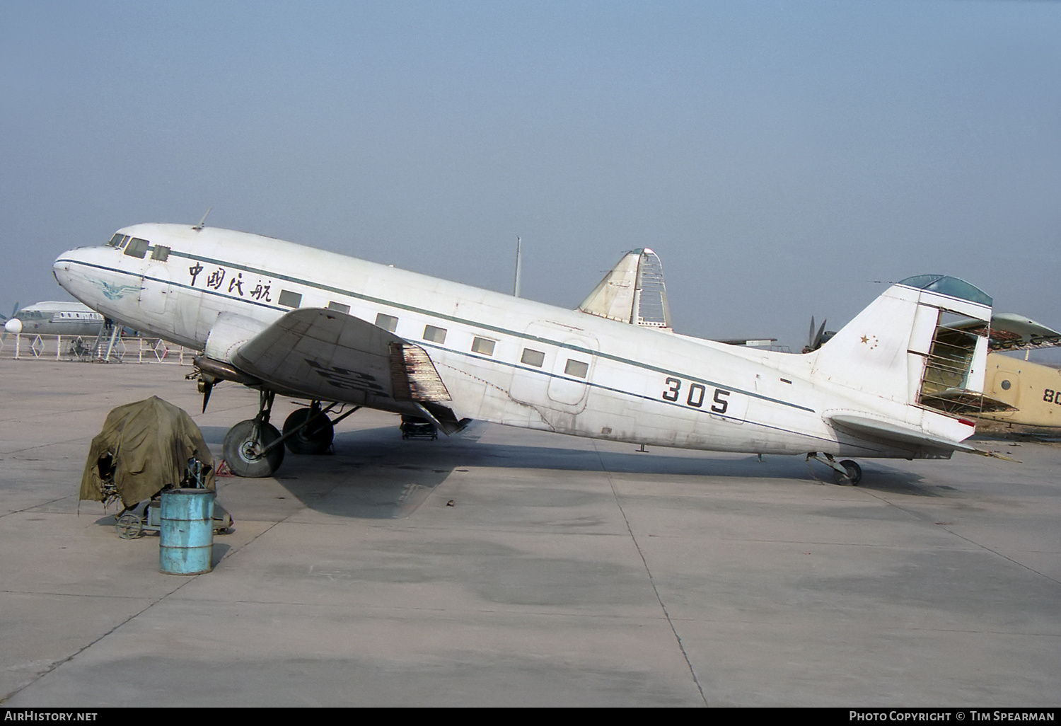 Aircraft Photo of 305 | Lisunov Li-2T | CAAC - Civil Aviation Administration of China | AirHistory.net #431951