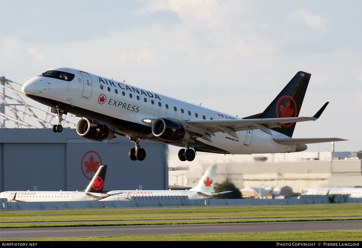 Aircraft Photo of C-FRQN | Embraer 175LR (ERJ-170-200LR) | Air Canada Express | AirHistory.net #431955