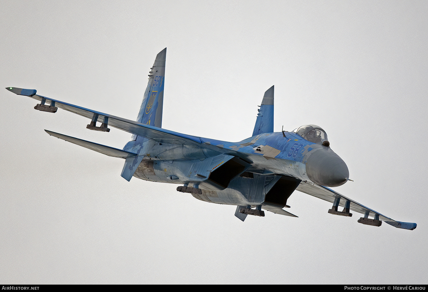Aircraft Photo of 58 blue | Sukhoi Su-27P1M | Ukraine - Air Force | AirHistory.net #431979