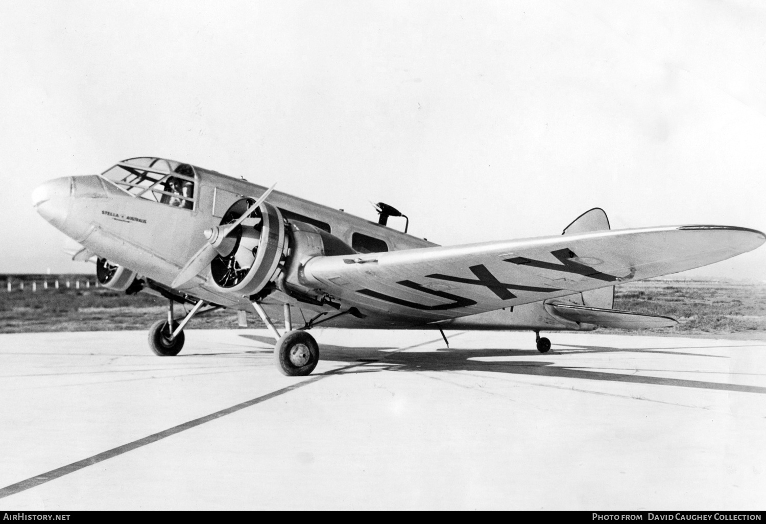 Aircraft Photo of VH-UXY | Airspeed AS-6A Envoy | AirHistory.net #432001