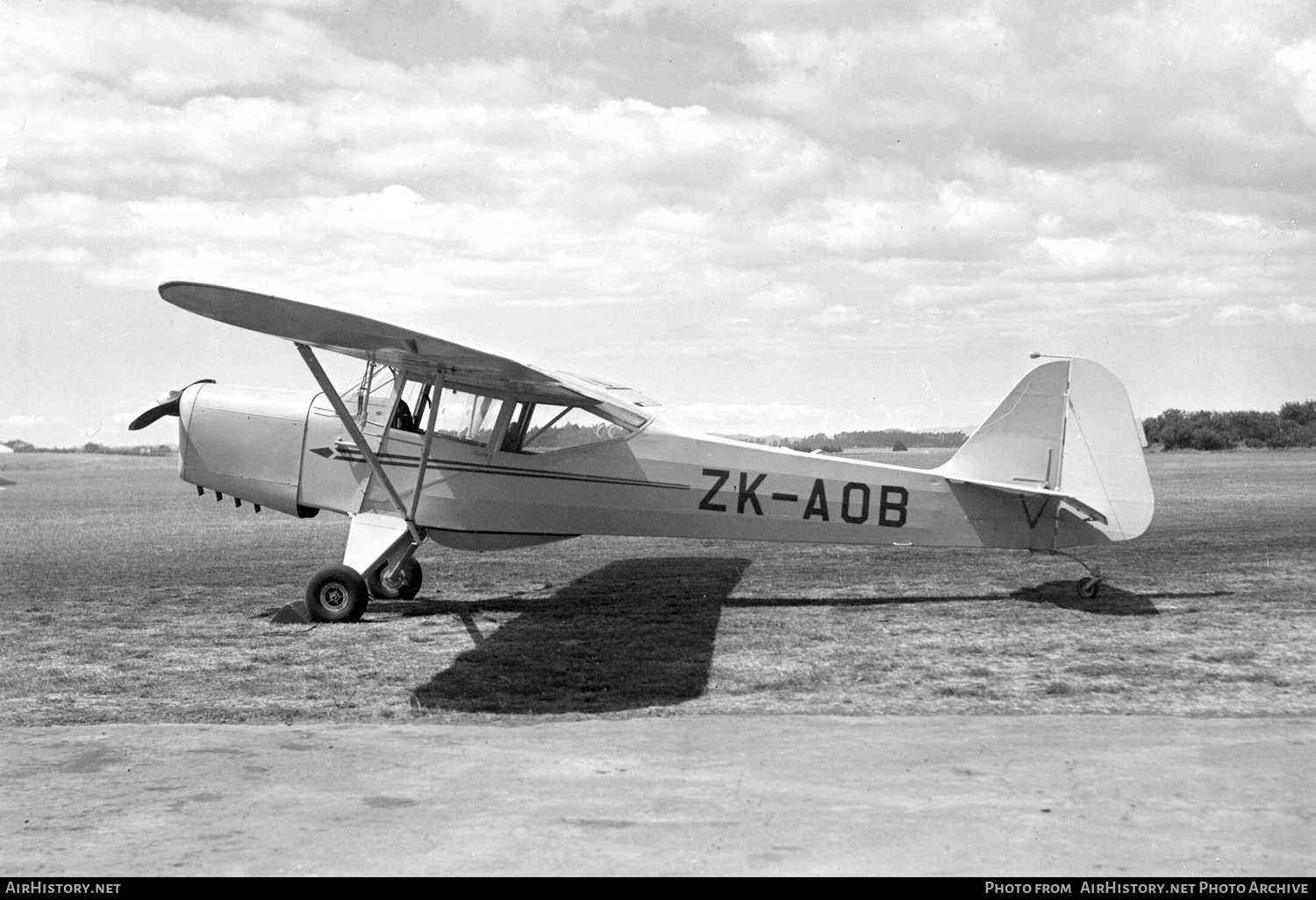 Aircraft Photo of ZK-AOB | Auster J-1B Aiglet | AirHistory.net #432017