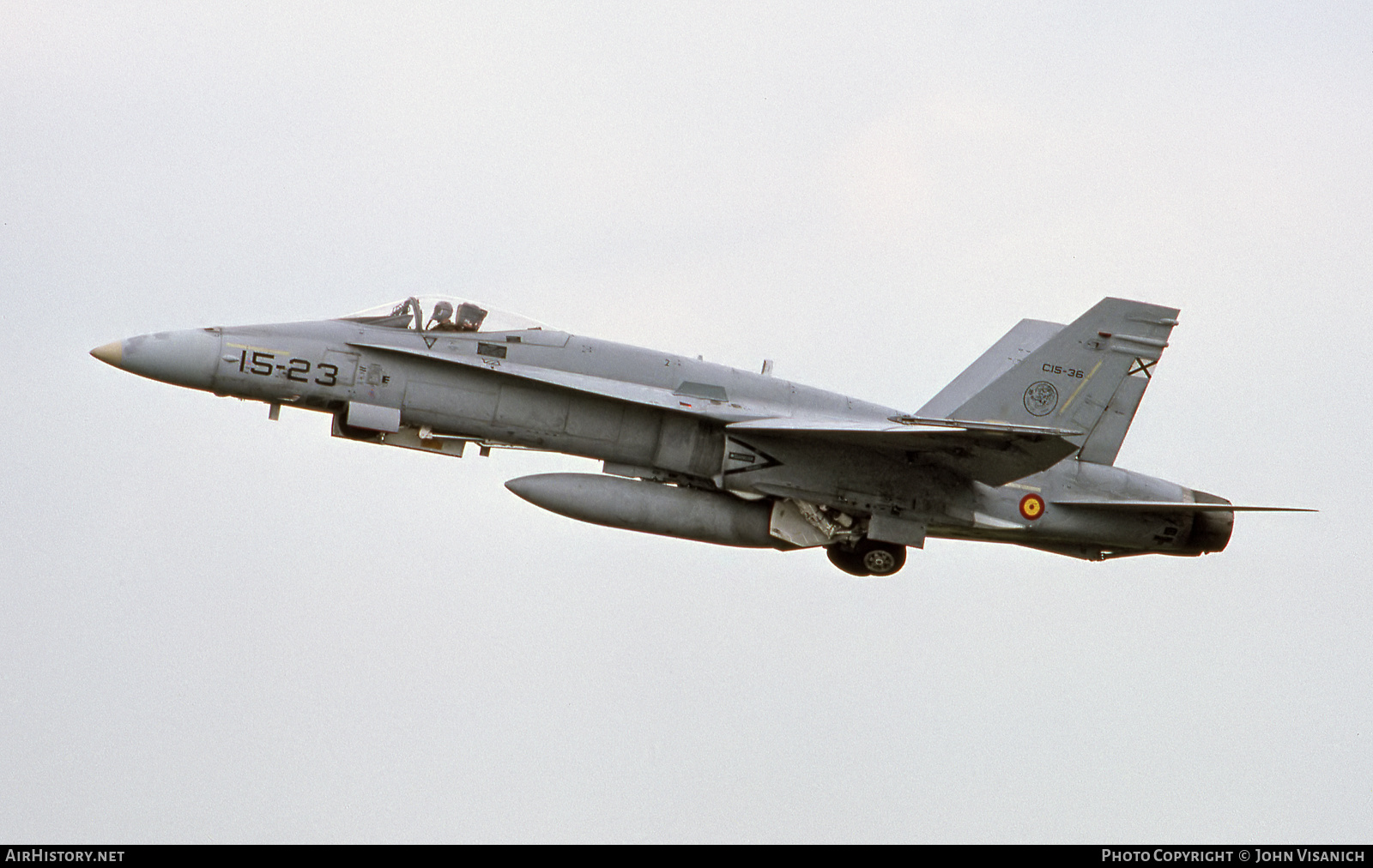 Aircraft Photo of C.15-36 | McDonnell Douglas EF-18A Hornet | Spain - Air Force | AirHistory.net #432028