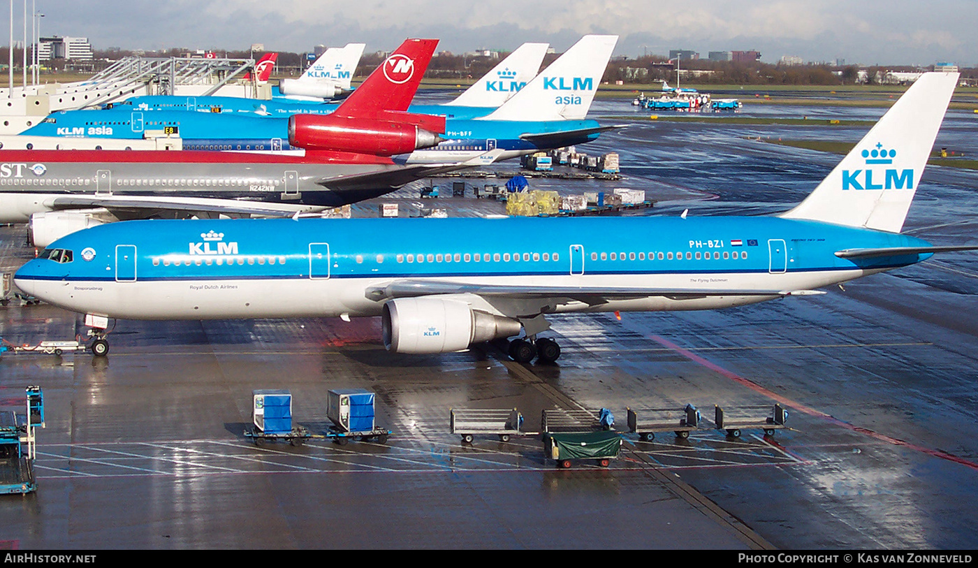 Aircraft Photo of PH-BZI | Boeing 767-306/ER | KLM - Royal Dutch Airlines | AirHistory.net #432037