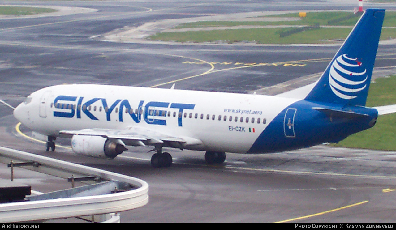 Aircraft Photo of EI-CZK | Boeing 737-4Y0 | SkyNet Airlines | AirHistory.net #432069