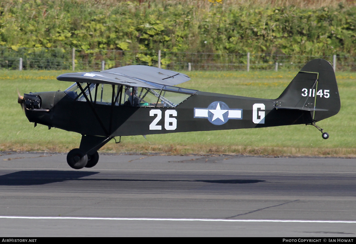 Aircraft Photo of G-BBLH / 31145 | Piper L-4B Cub (J-3C-65D) | USA - Air Force | AirHistory.net #432085