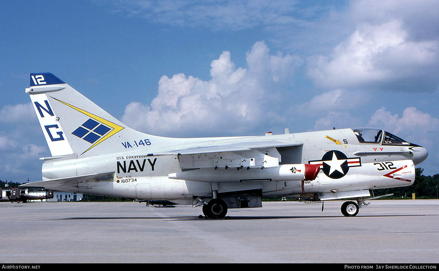 Aircraft Photo of 160734 | Vought A-7E Corsair II | USA - Navy | AirHistory.net #432096