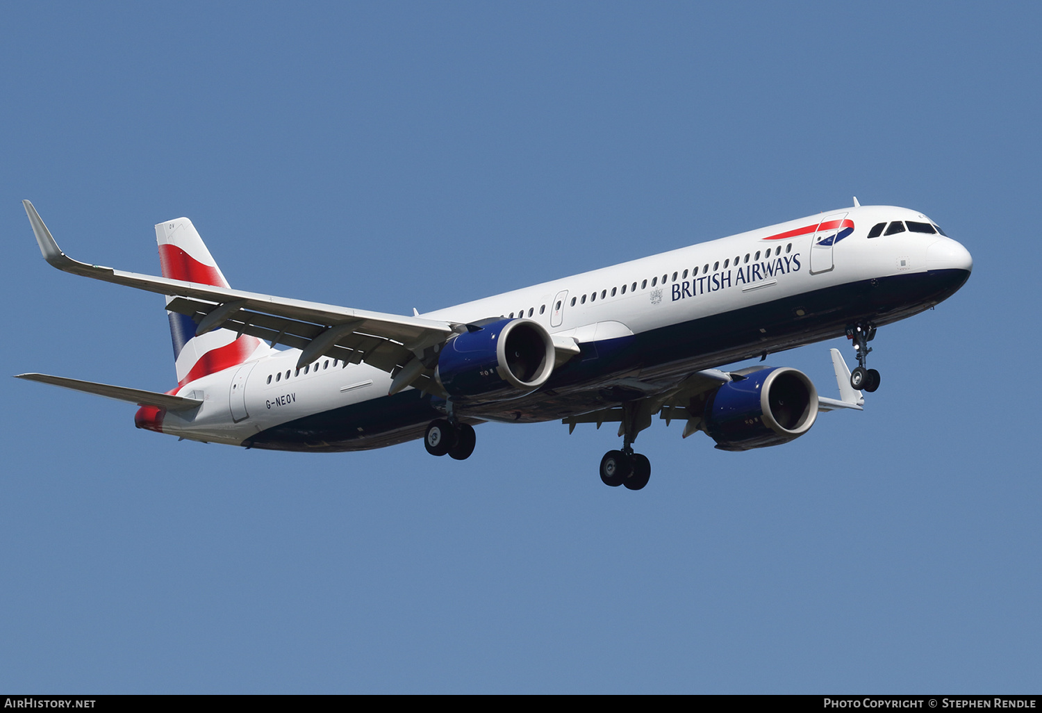 Aircraft Photo of G-NEOV | Airbus A321-251NX | British Airways | AirHistory.net #432102