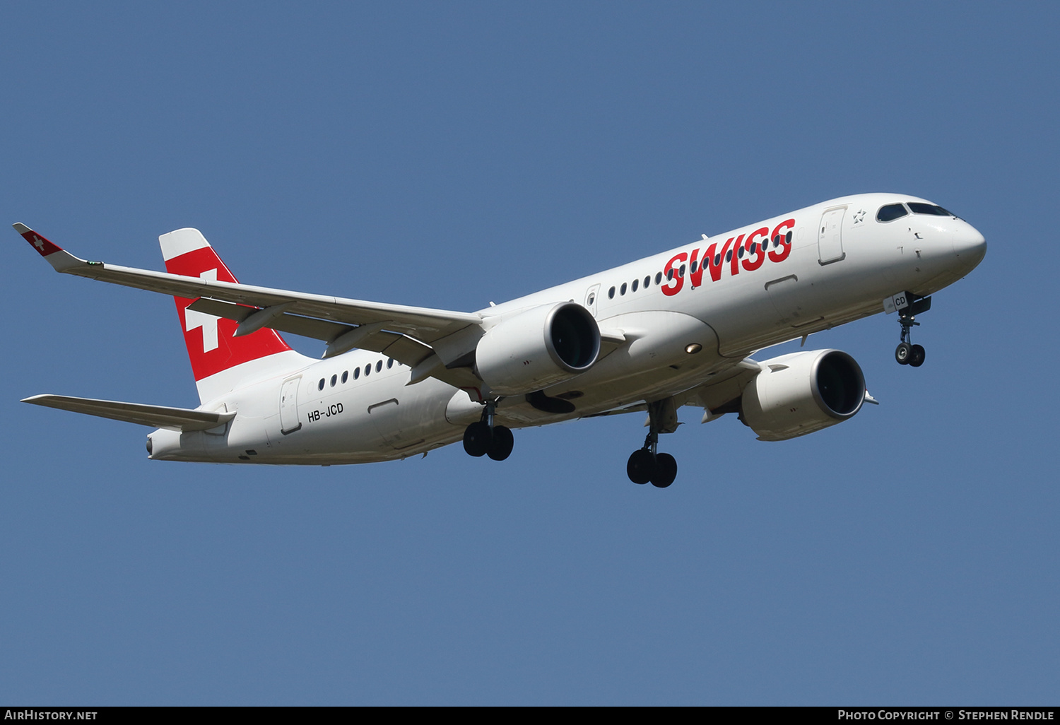 Aircraft Photo of HB-JCD | Bombardier CSeries CS300 (BD-500-1A11) | Swiss International Air Lines | AirHistory.net #432133