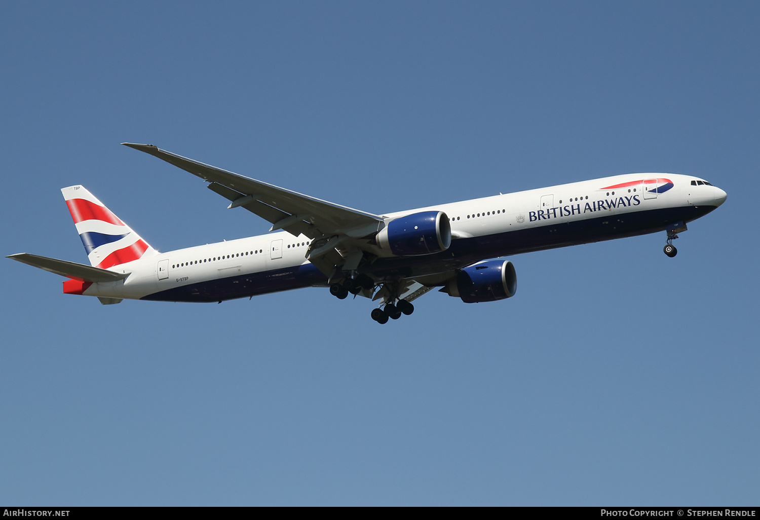 Aircraft Photo of G-STBP | Boeing 777-300/ER | British Airways | AirHistory.net #432136