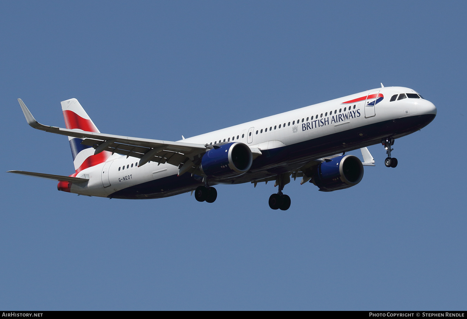 Aircraft Photo of G-NEOT | Airbus A321-251NX | British Airways | AirHistory.net #432138