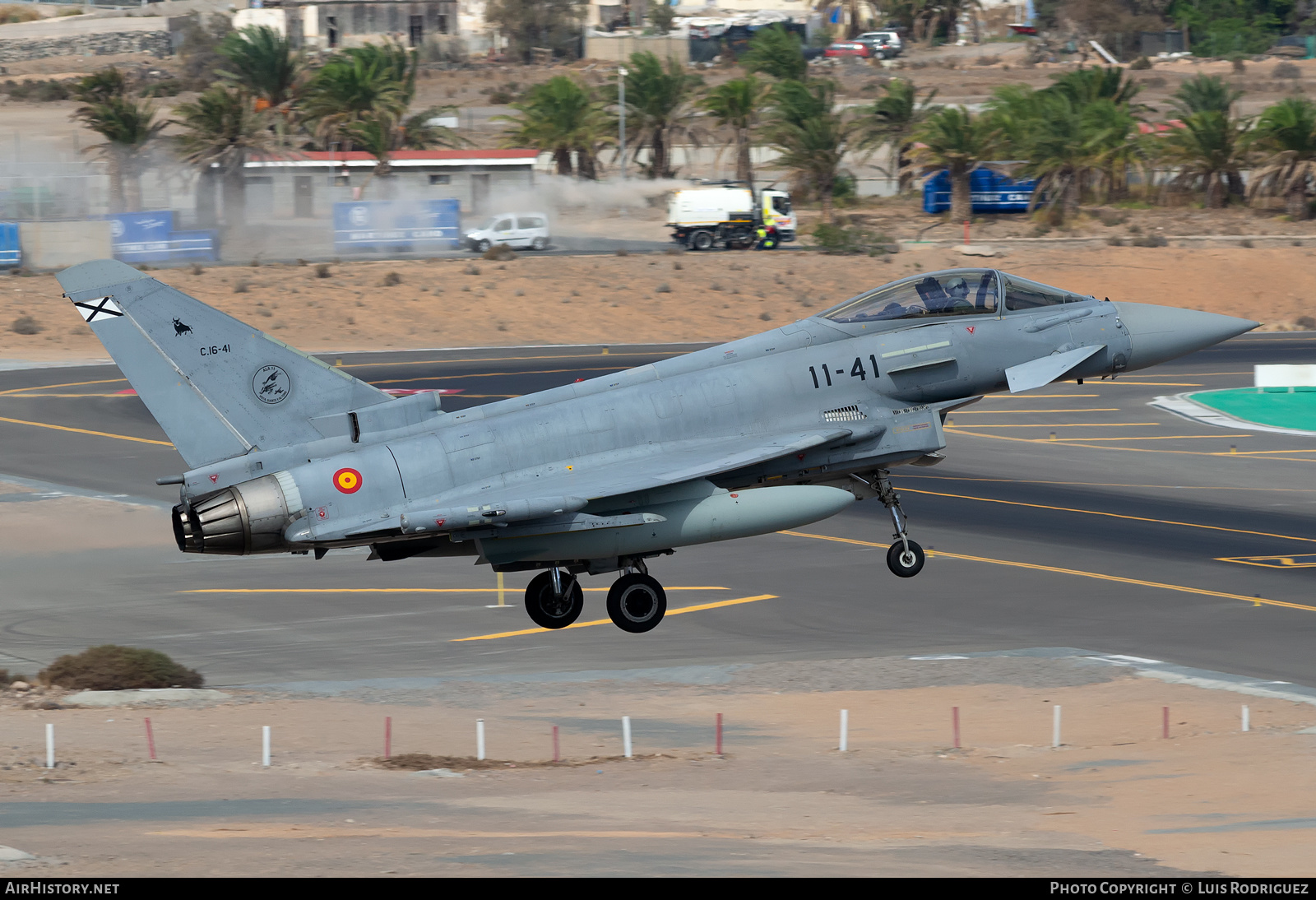 Aircraft Photo of C.16-41 | Eurofighter EF-2000 Typhoon | Spain - Air Force | AirHistory.net #432145