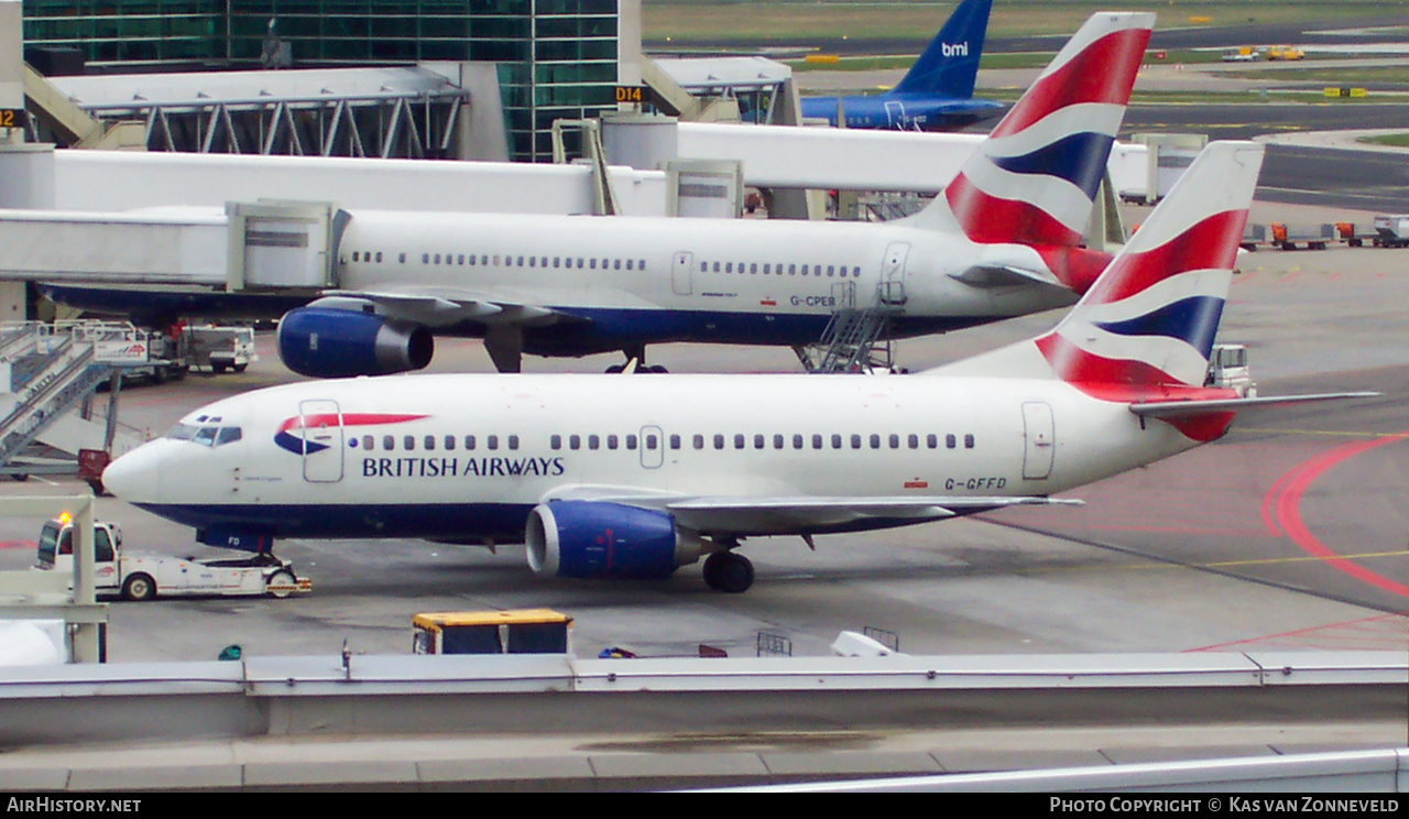 Aircraft Photo of G-GFFD | Boeing 737-59D | British Airways | AirHistory.net #432150