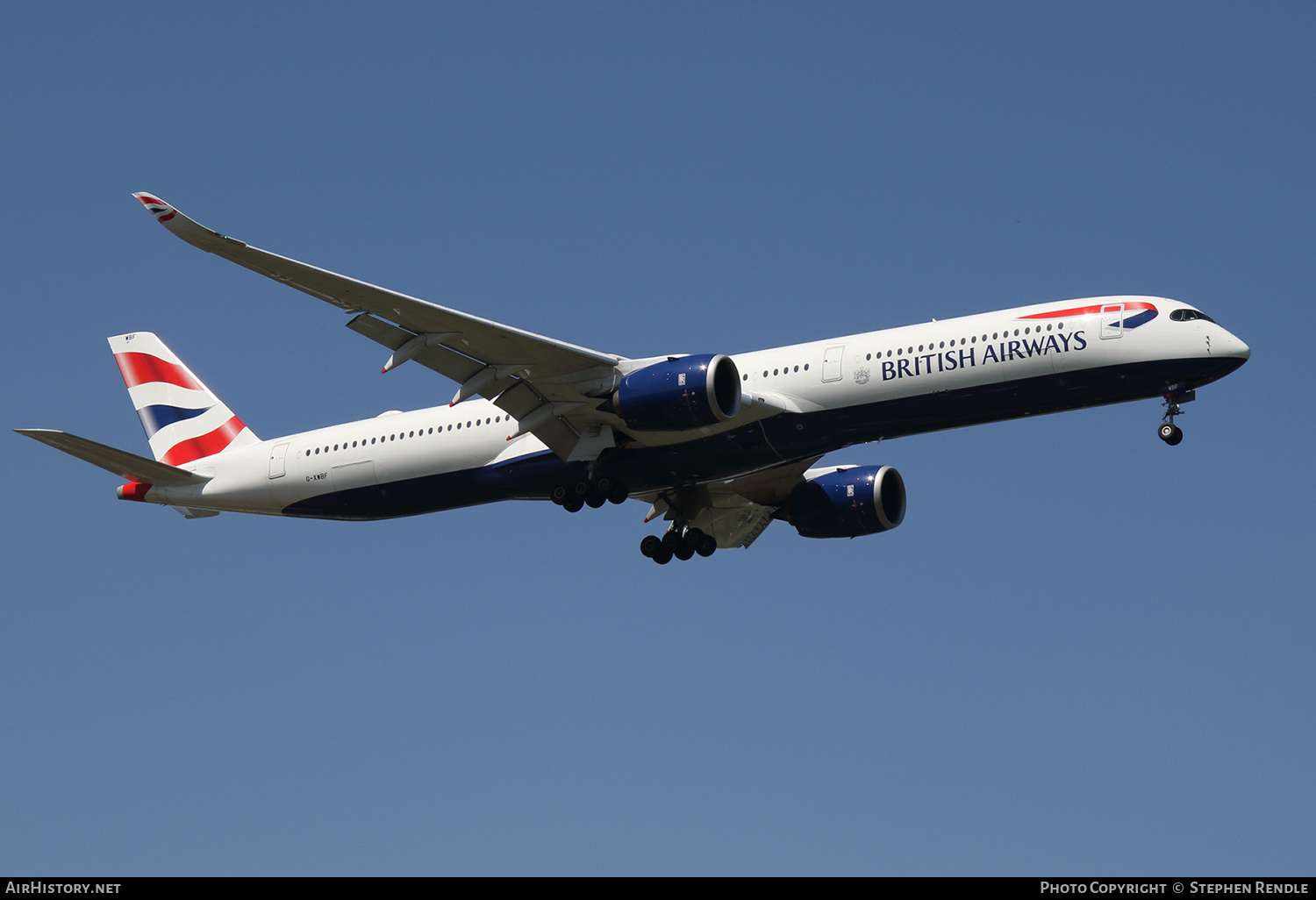 Aircraft Photo of G-XWBF | Airbus A350-1041 | British Airways | AirHistory.net #432151