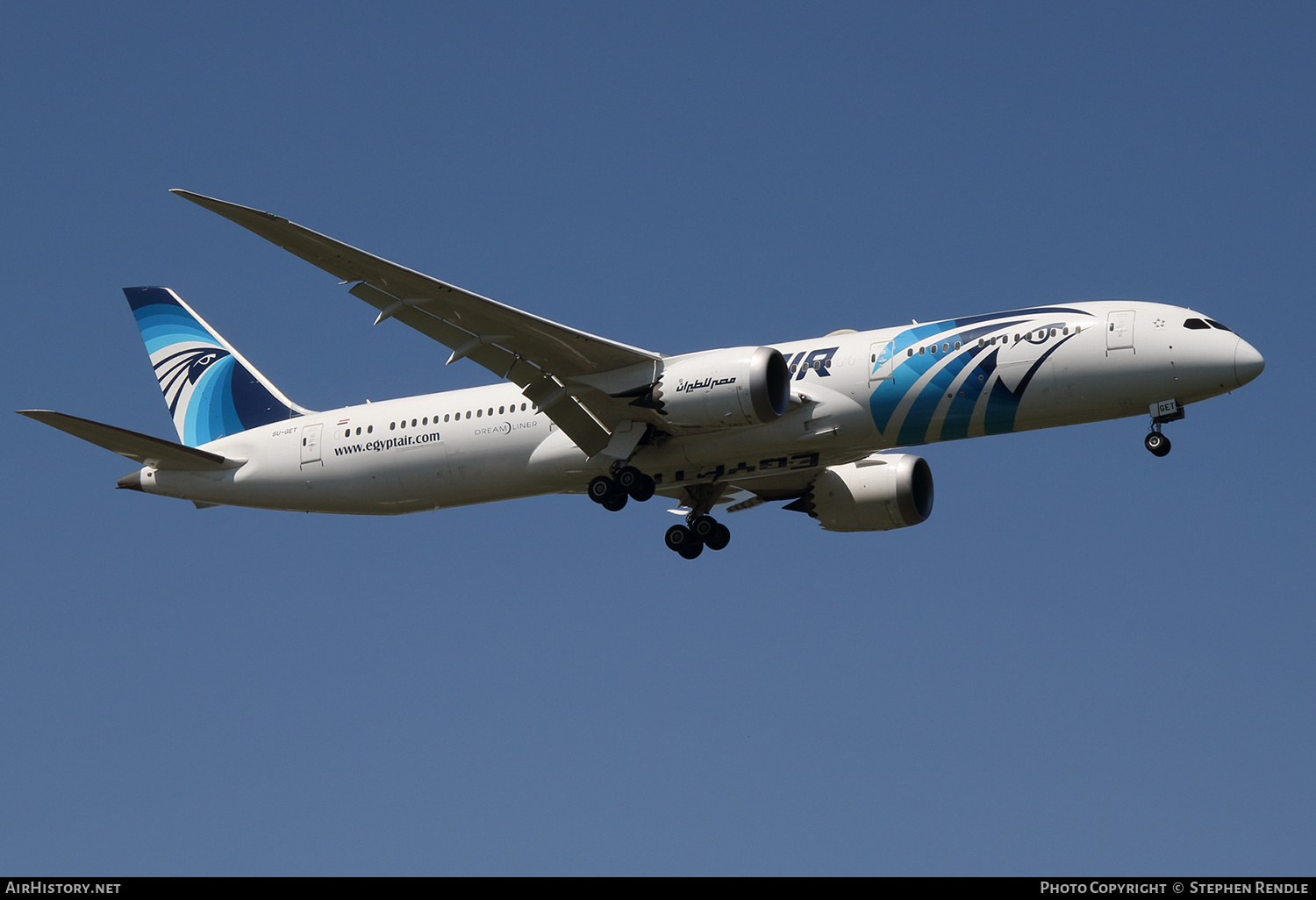 Aircraft Photo of SU-GET | Boeing 787-9 Dreamliner | EgyptAir | AirHistory.net #432153