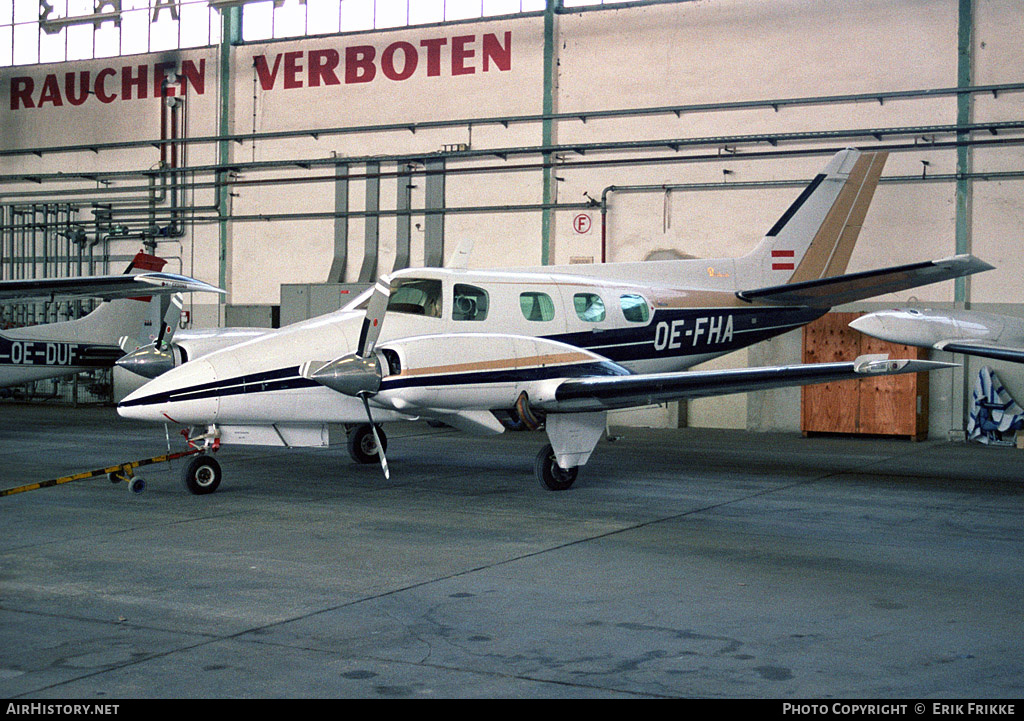 Aircraft Photo of OE-FHA | Beech B60 Duke | AirHistory.net #432175