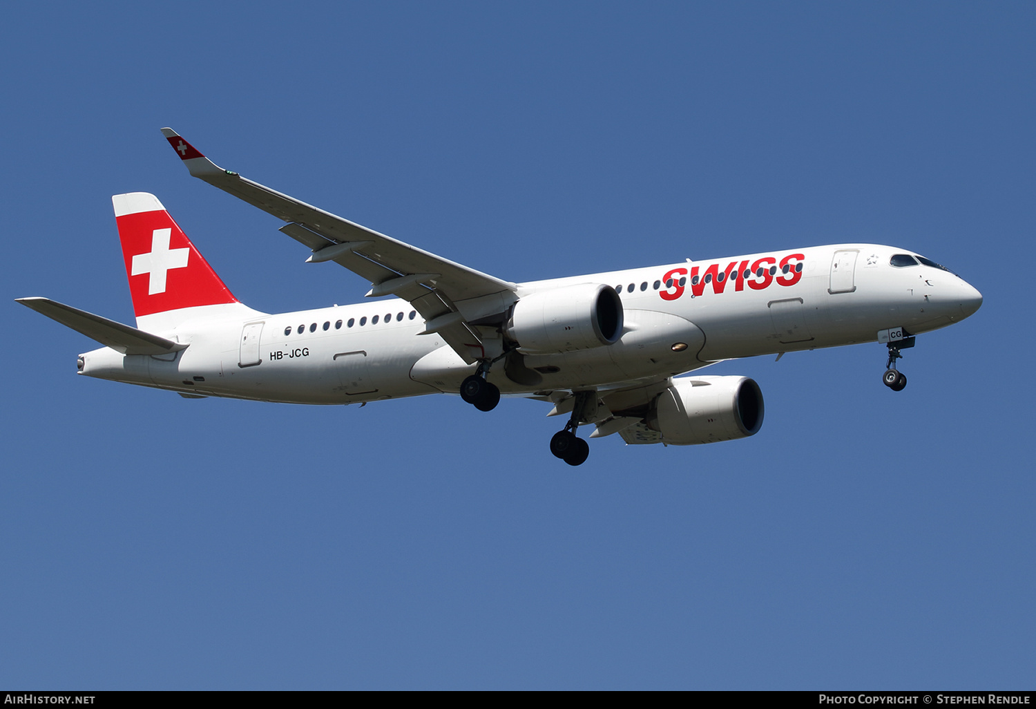 Aircraft Photo of HB-JCG | Bombardier CSeries CS300 (BD-500-1A11) | Swiss International Air Lines | AirHistory.net #432180