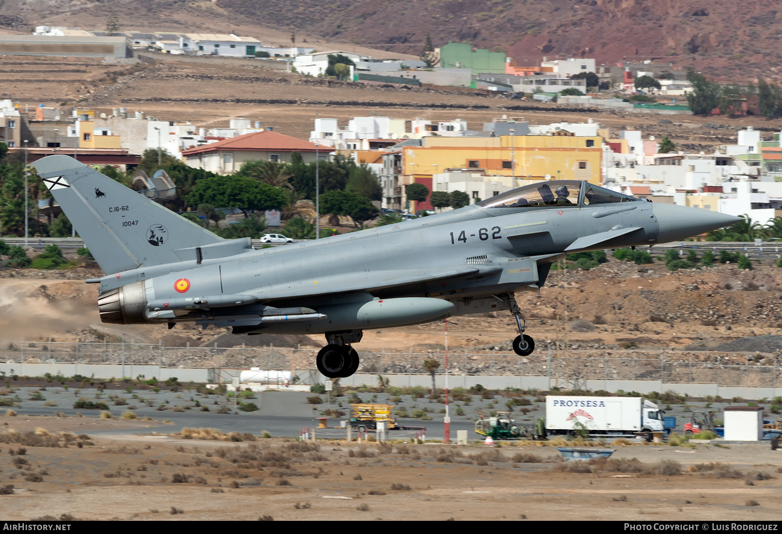 Aircraft Photo of C16-62 | Eurofighter EF-2000 Typhoon S | Spain - Air Force | AirHistory.net #432187
