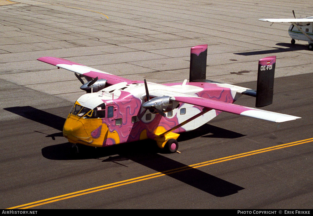 Aircraft Photo of OE-FDI | Short SC.7 Skyvan 3M-400 | Pink Aviation Services | AirHistory.net #432193
