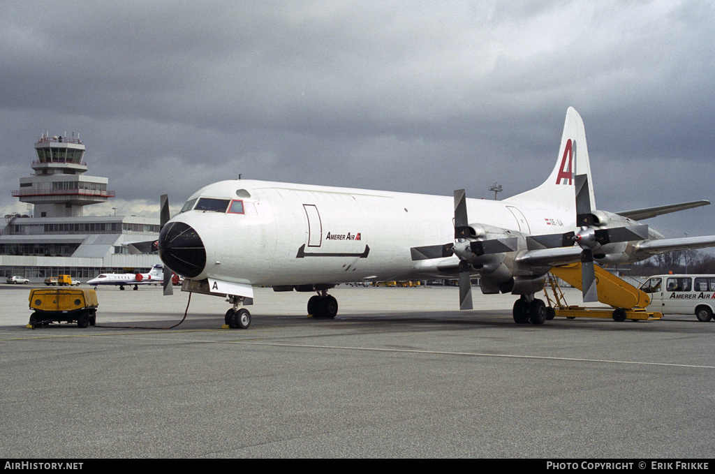 Aircraft Photo of OE-ILA | Lockheed L-188C(F) Electra | Amerer Air | AirHistory.net #432200