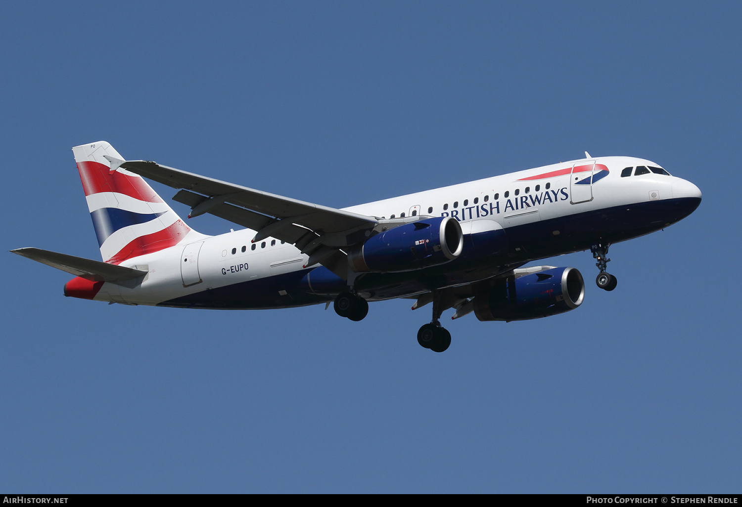 Aircraft Photo of G-EUPO | Airbus A319-131 | British Airways | AirHistory.net #432203