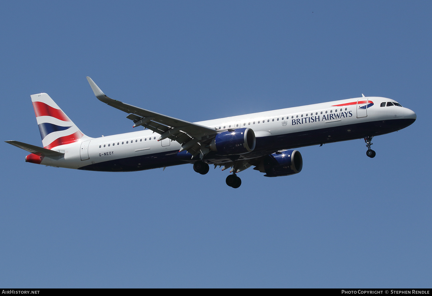 Aircraft Photo of G-NEOY | Airbus A321-251NX | British Airways | AirHistory.net #432205