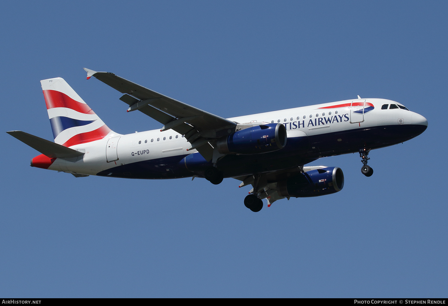 Aircraft Photo of G-EUPD | Airbus A319-131 | British Airways | AirHistory.net #432228