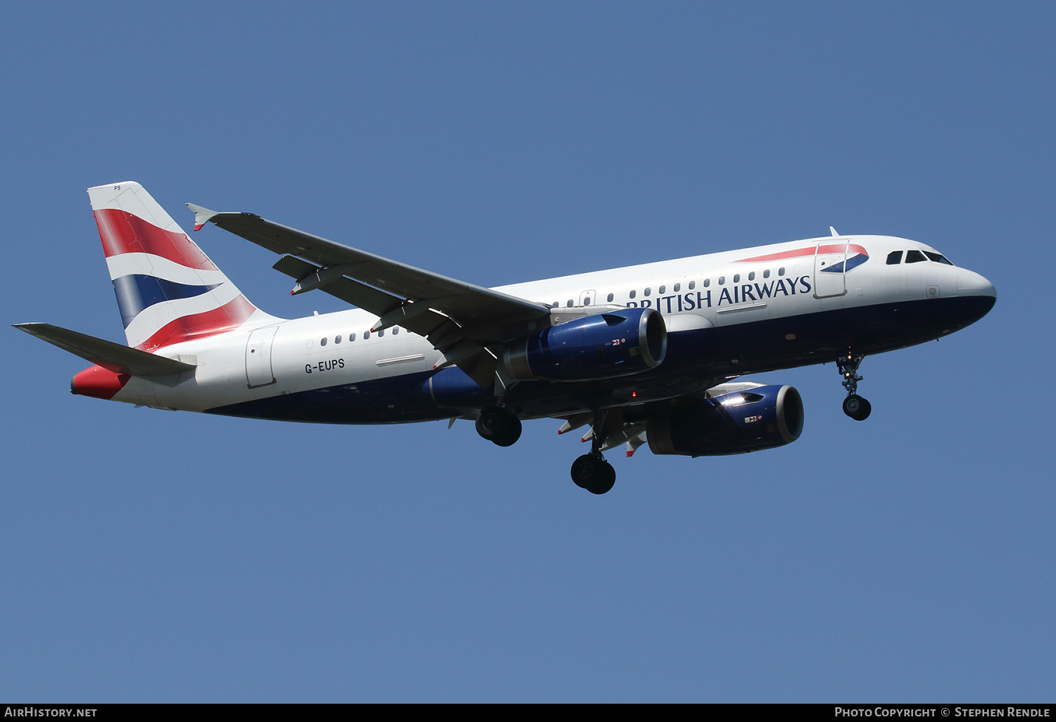Aircraft Photo of G-EUPS | Airbus A319-131 | British Airways | AirHistory.net #432241