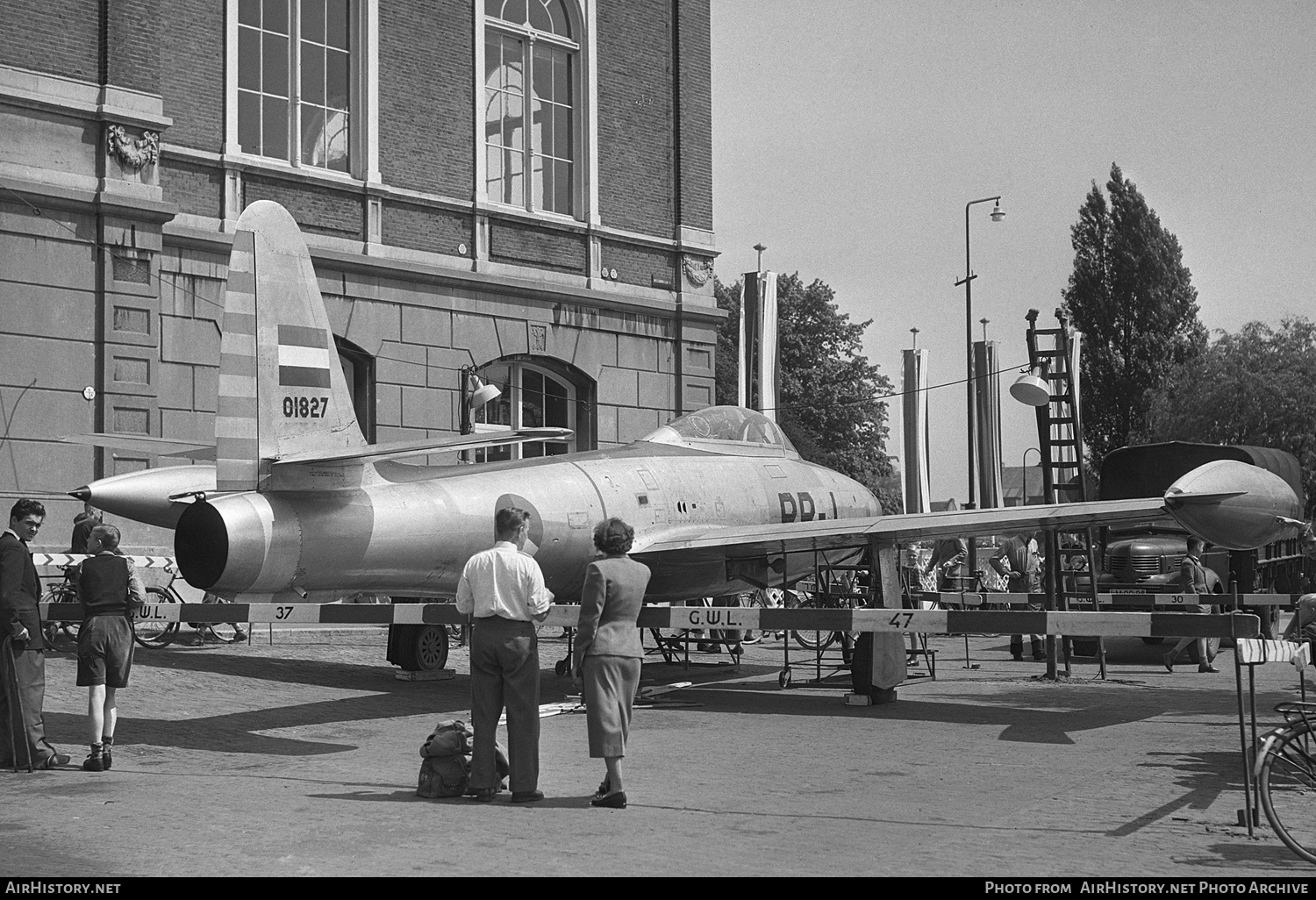 Aircraft Photo of 01827 | Republic F-84E Thunderjet | Netherlands - Air Force | AirHistory.net #432242