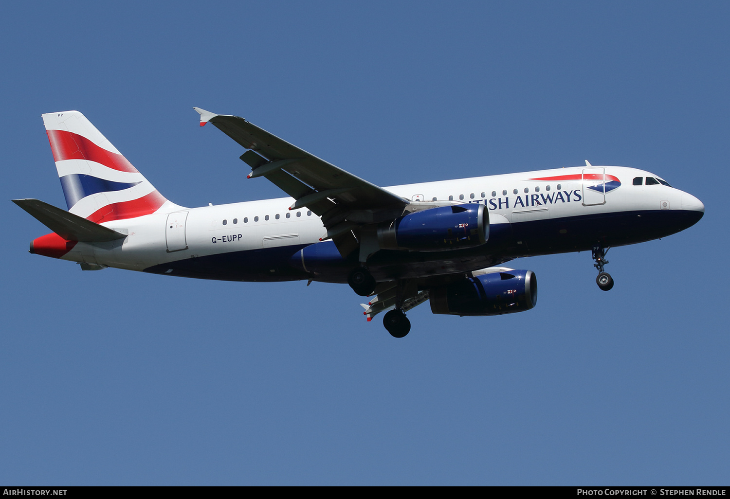 Aircraft Photo of G-EUPP | Airbus A319-131 | British Airways | AirHistory.net #432261