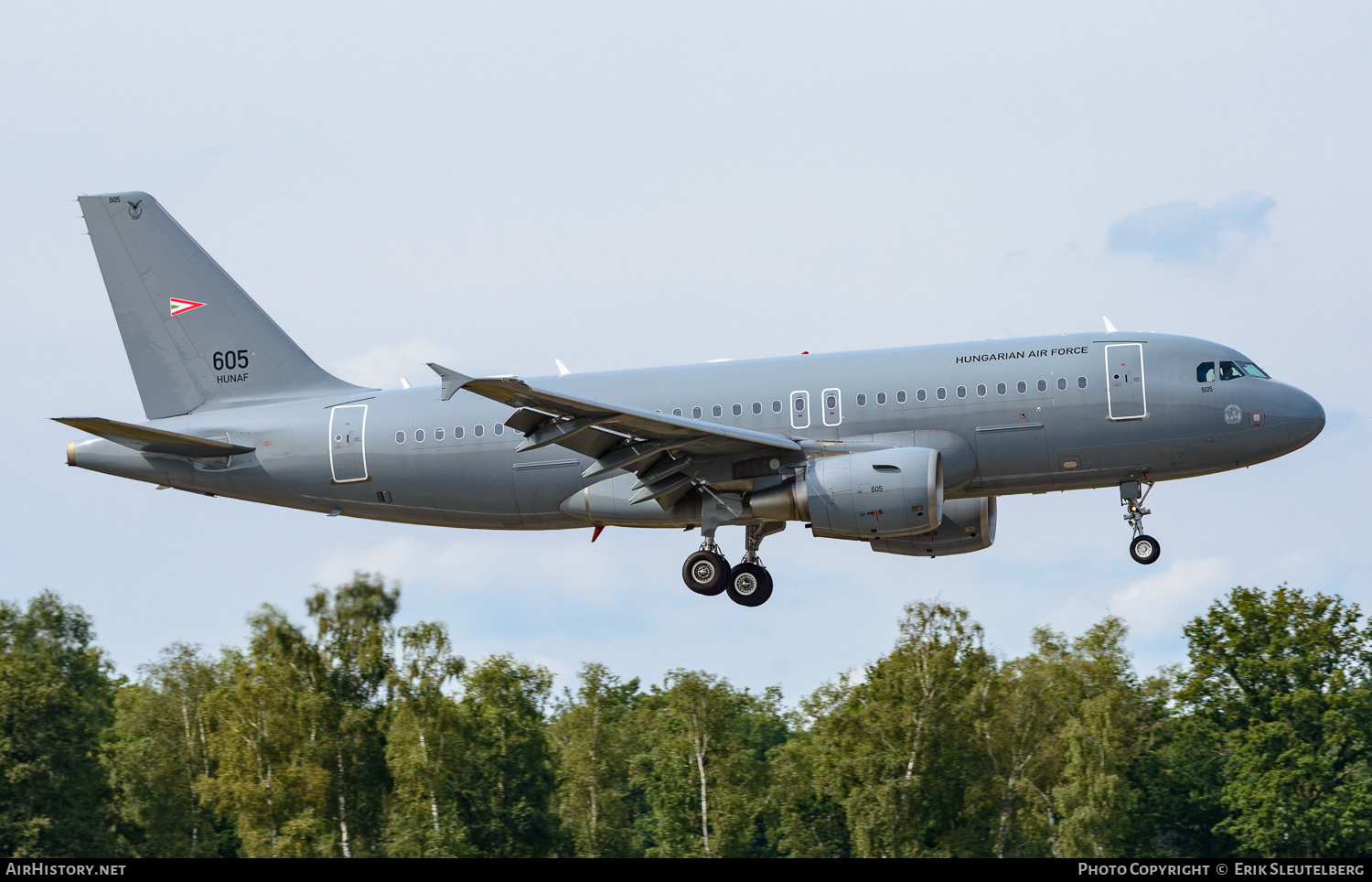 Aircraft Photo of 605 | Airbus A319-112 | Hungary - Air Force | AirHistory.net #432296