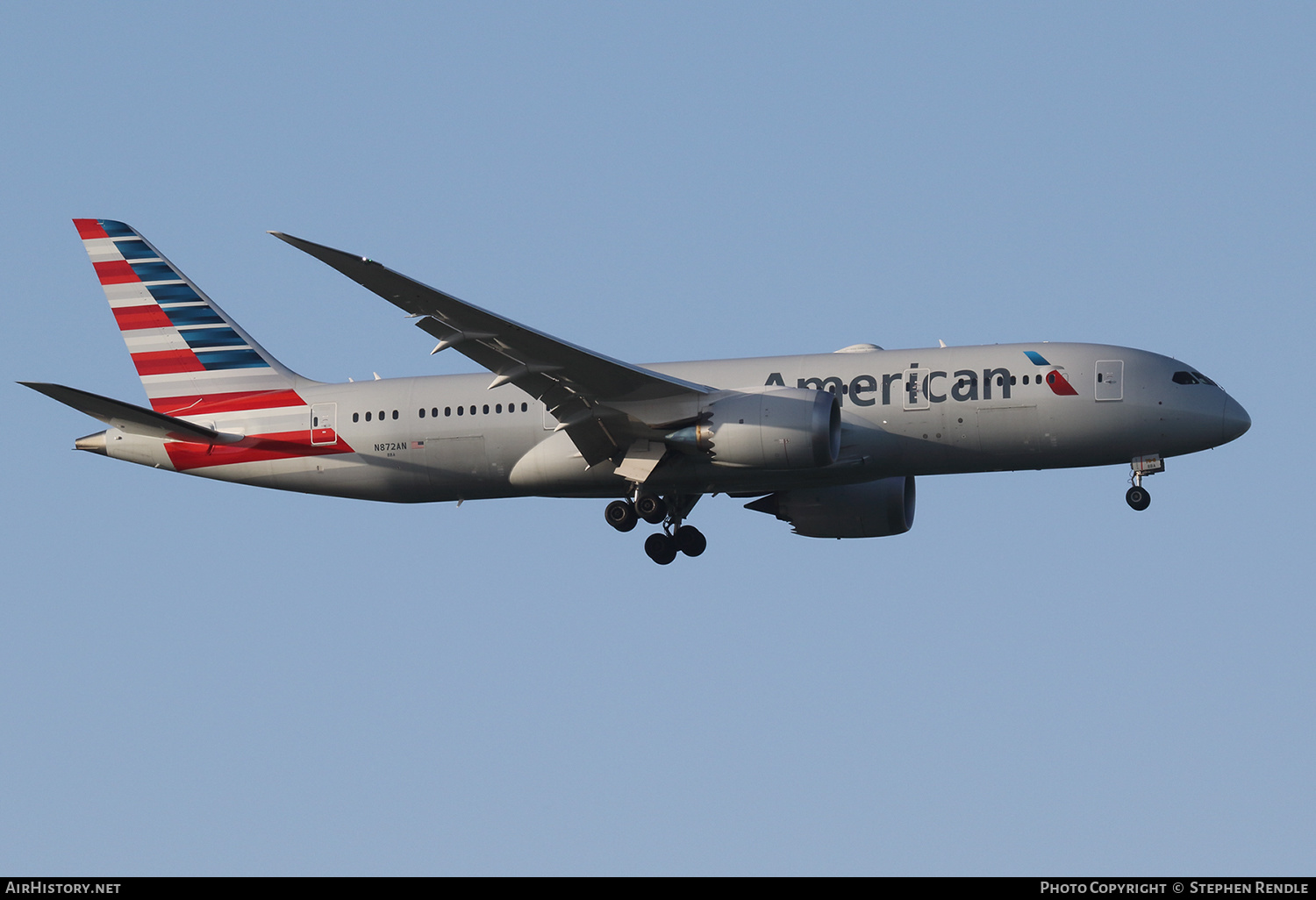 Aircraft Photo of N872AN | Boeing 787-8 Dreamliner | American Airlines | AirHistory.net #432360