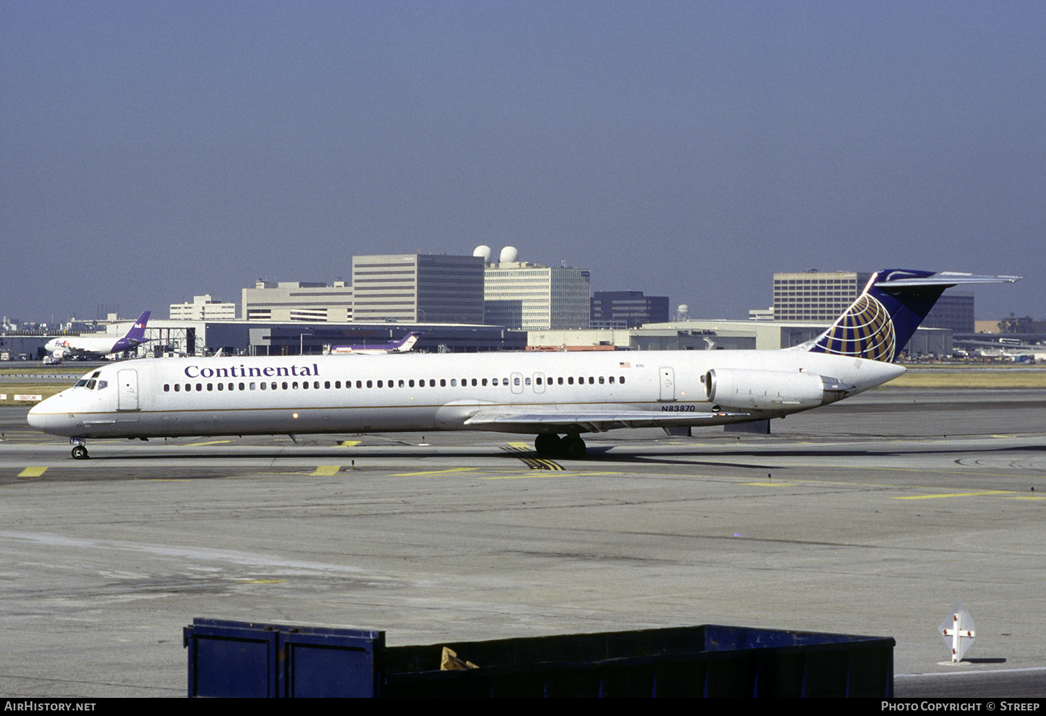 Aircraft Photo of N83870 | McDonnell Douglas MD-82 (DC-9-82) | Continental Airlines | AirHistory.net #432364
