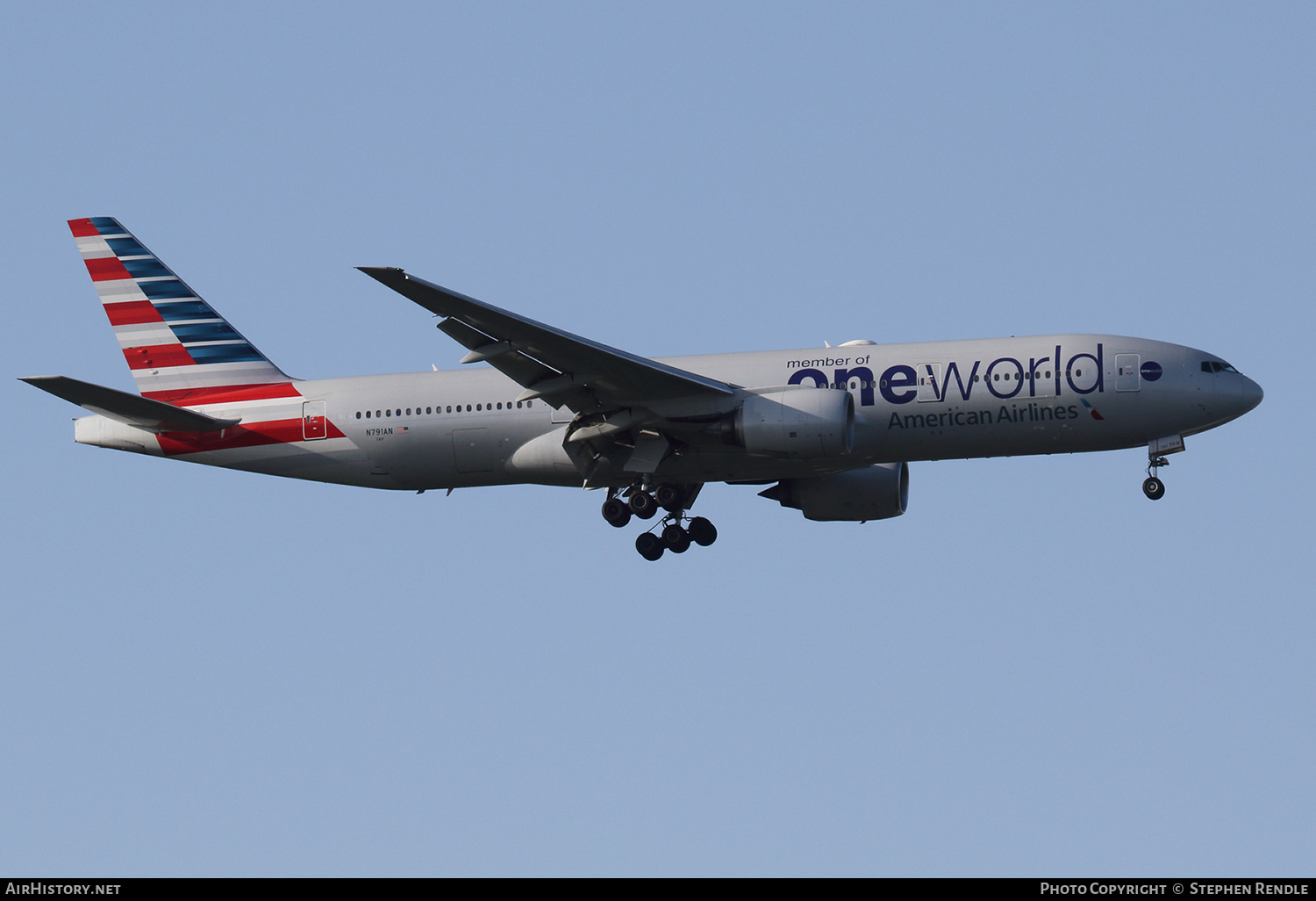 Aircraft Photo of N791AN | Boeing 777-223/ER | American Airlines | AirHistory.net #432374