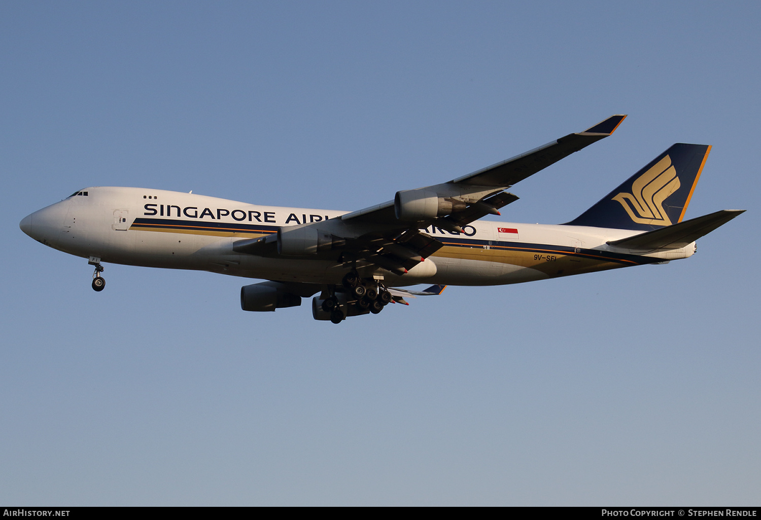 Aircraft Photo of 9V-SFI | Boeing 747-412F/SCD | Singapore Airlines Cargo | AirHistory.net #432393