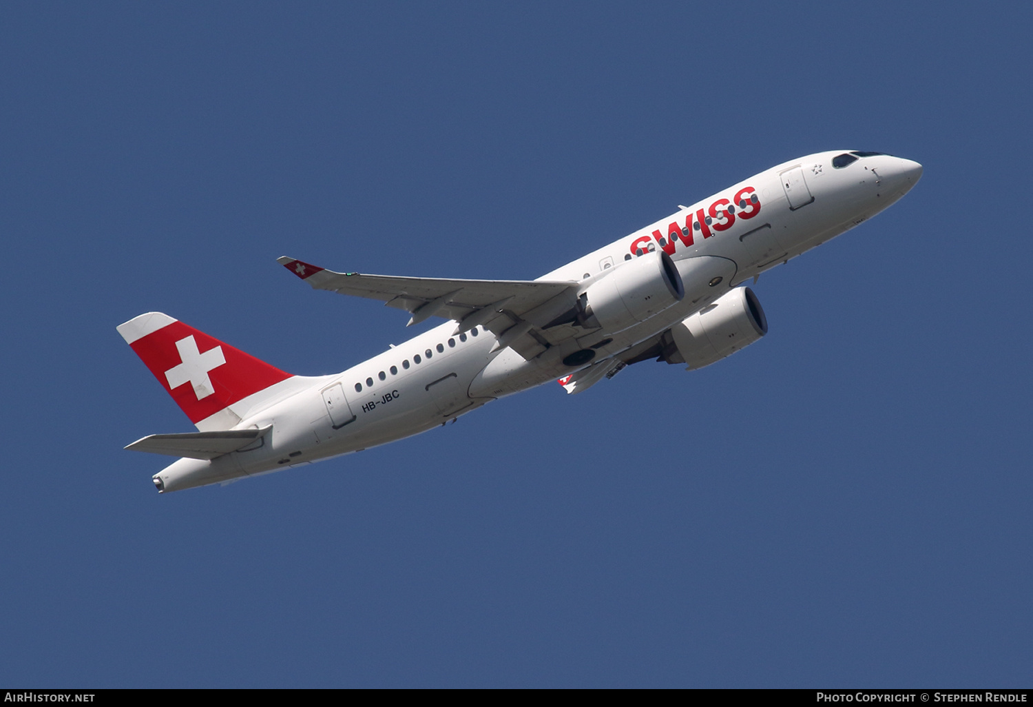 Aircraft Photo of HB-JBC | Bombardier CSeries CS100 (BD-500-1A10) | Swiss International Air Lines | AirHistory.net #432397