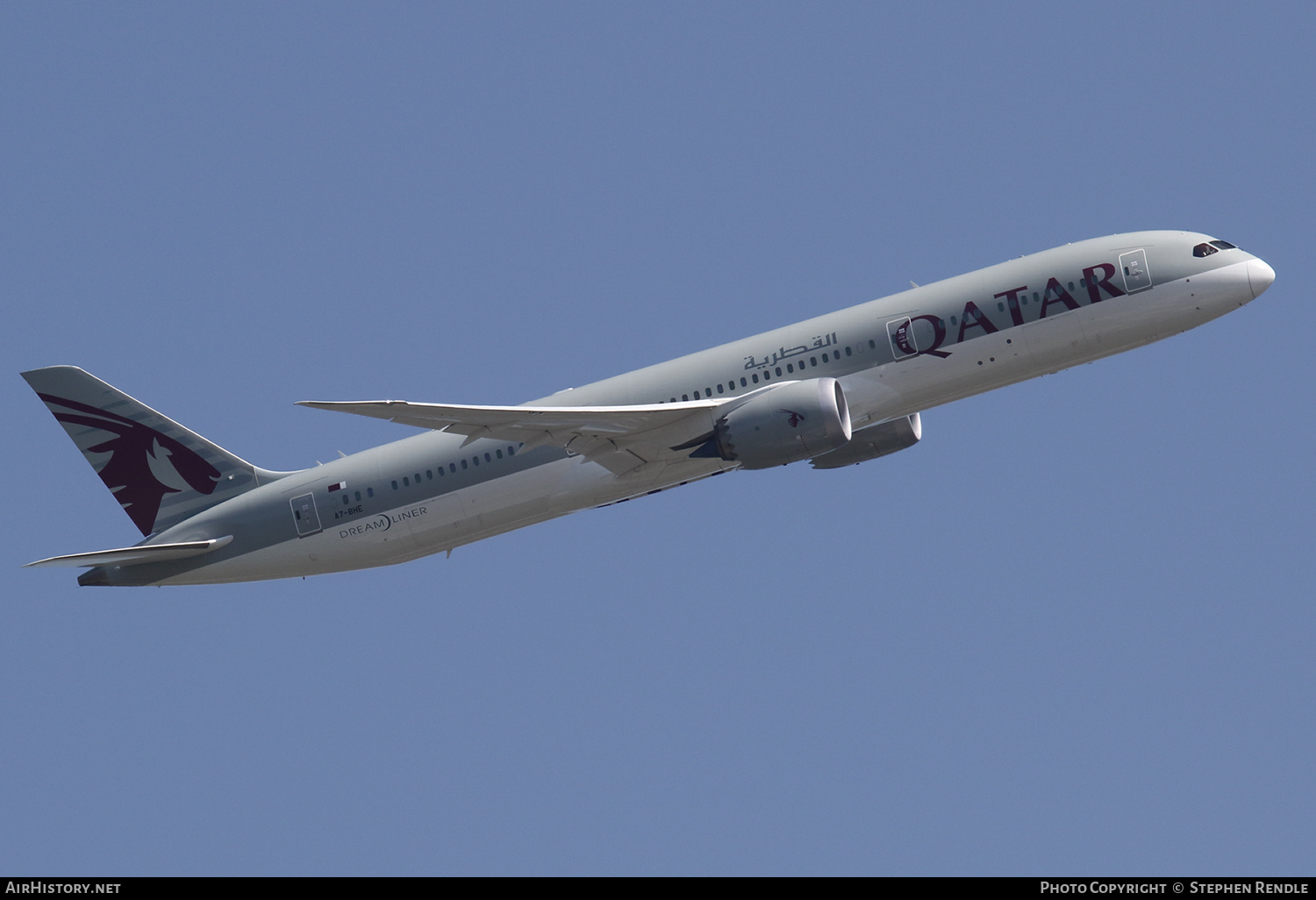 Aircraft Photo of A7-BHE | Boeing 787-9 Dreamliner | Qatar Airways | AirHistory.net #432405