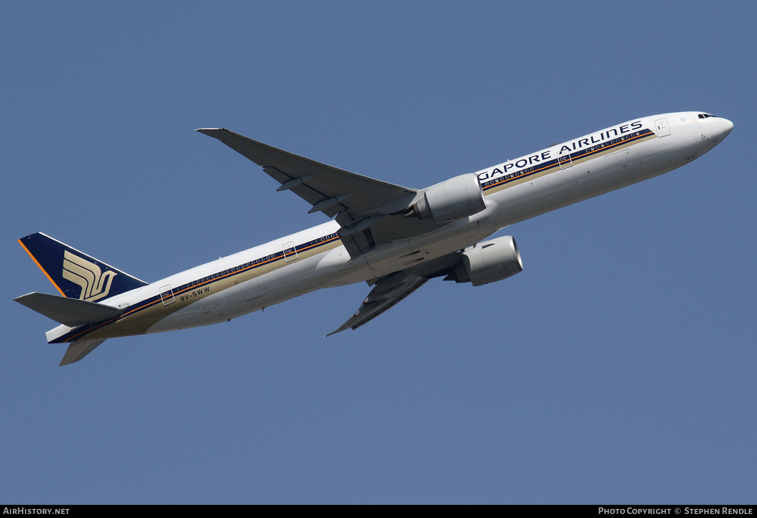 Aircraft Photo of 9V-SWW | Boeing 777-312/ER | Singapore Airlines | AirHistory.net #432414