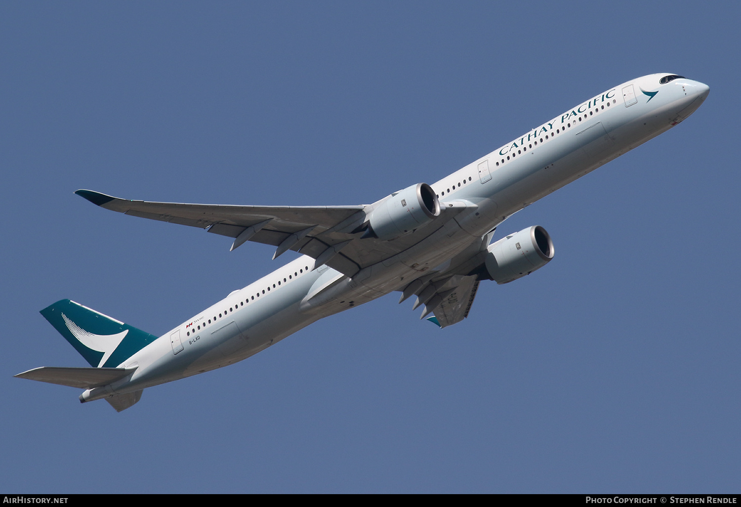 Aircraft Photo of B-LXD | Airbus A350-1041 | Cathay Pacific Airways | AirHistory.net #432417
