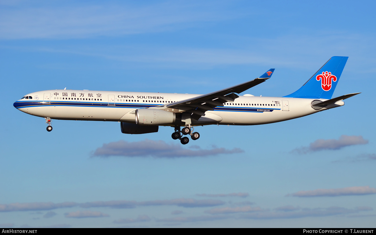 Aircraft Photo of F-WWYI | Airbus A330-343E | China Southern Airlines | AirHistory.net #432435