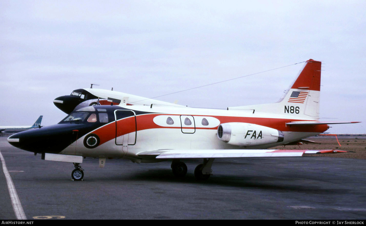 Aircraft Photo of N86 | North American NA-282 Sabreliner 40 | FAA - Federal Aviation Administration | AirHistory.net #432449