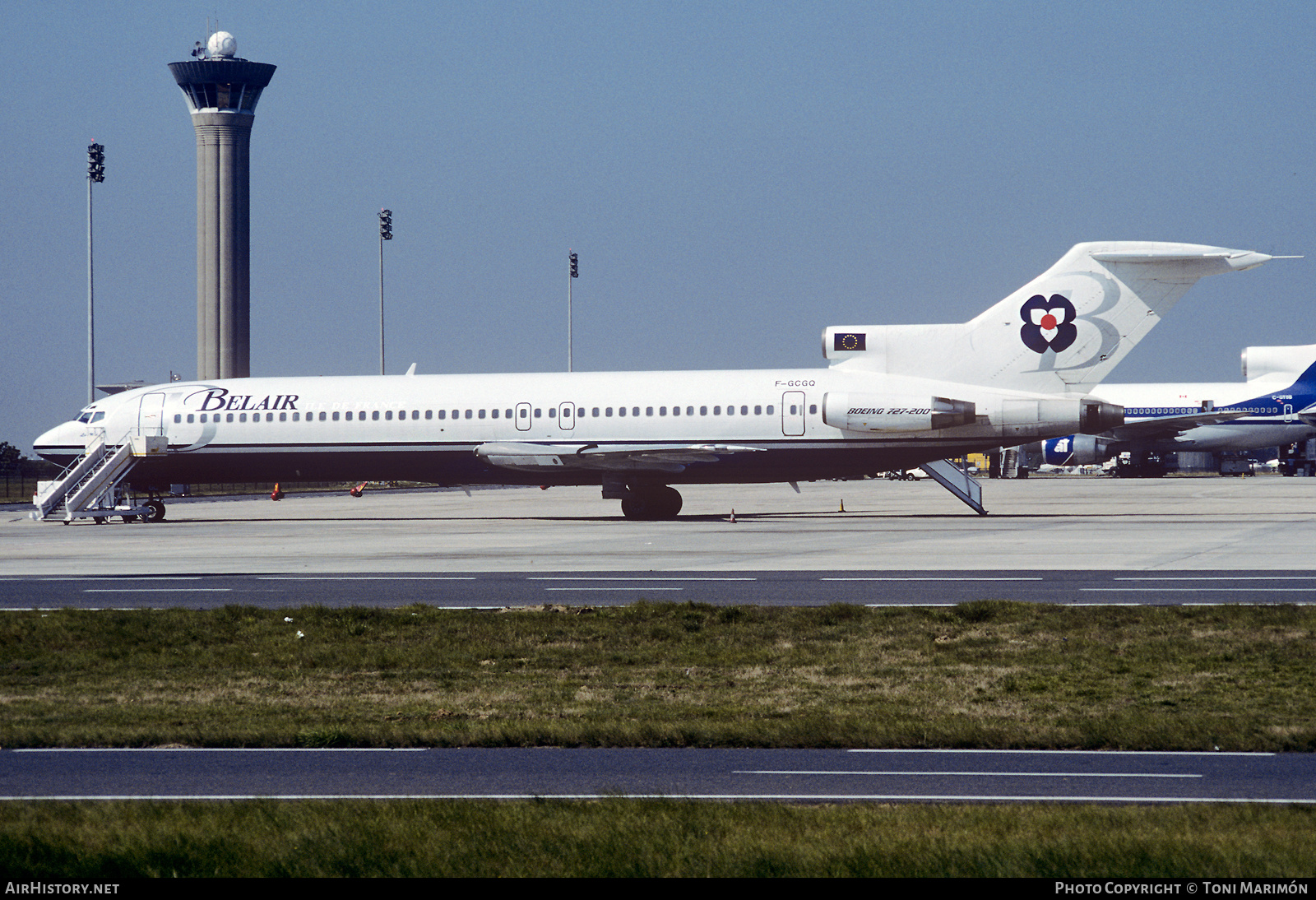 Aircraft Photo of F-GCGQ | Boeing 727-227/Adv | Belair - Ile de France | AirHistory.net #432461