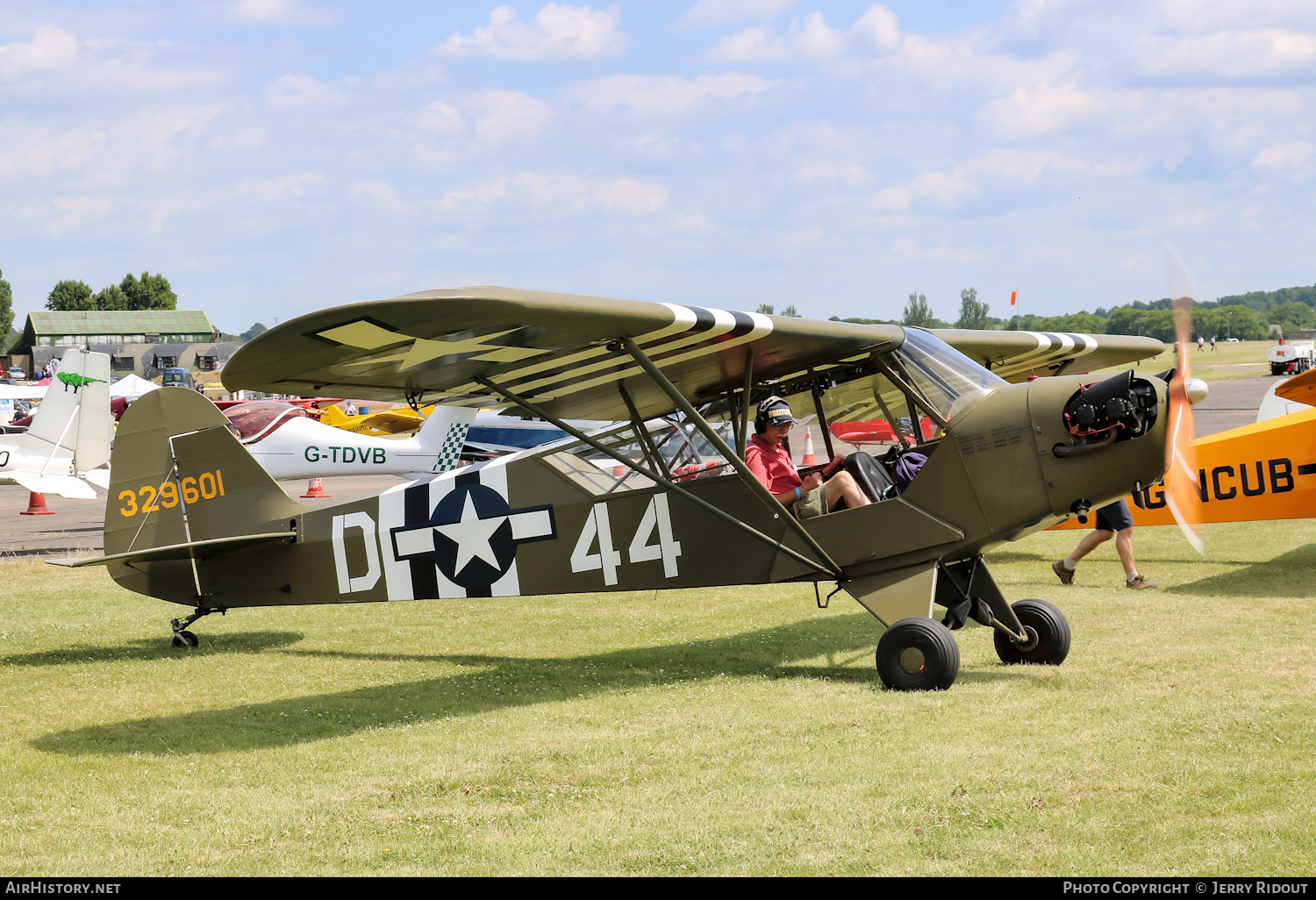 Aircraft Photo of G-AXHR / 329601 | Piper J-3C-65 Cub | USA - Air Force | AirHistory.net #432475