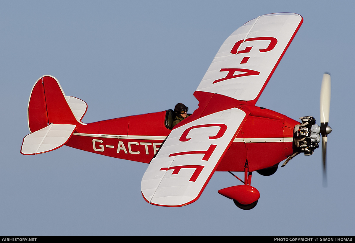 Aircraft Photo of G-ACTF | Comper CLA-7 Swift | AirHistory.net #432485