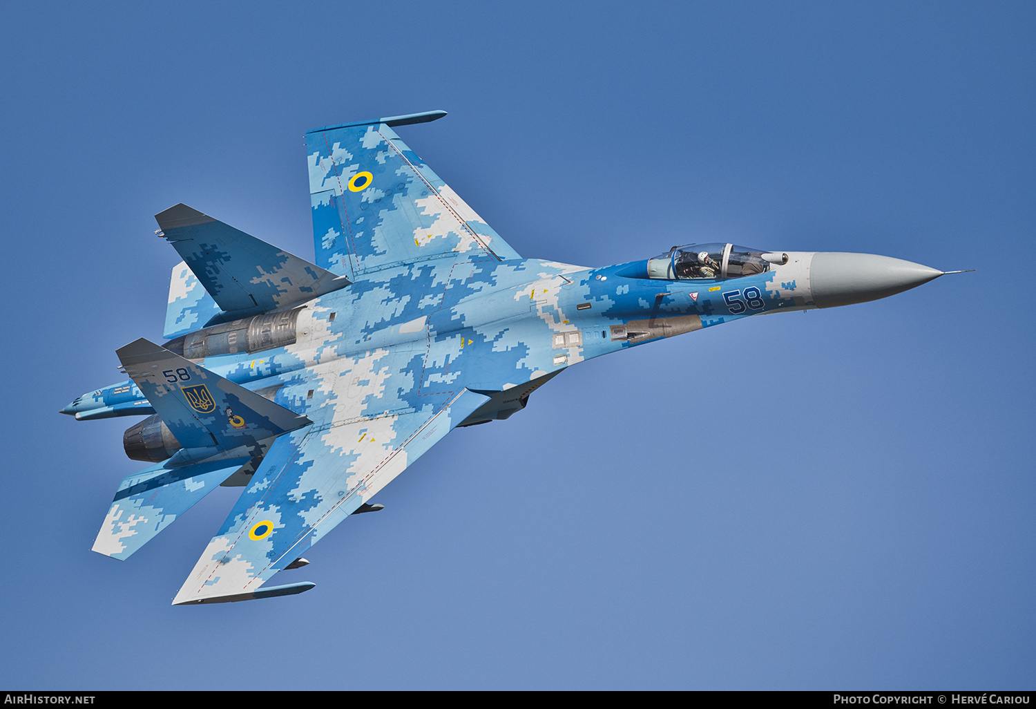 Aircraft Photo of 58 blue | Sukhoi Su-27P1M | Ukraine - Air Force | AirHistory.net #432521