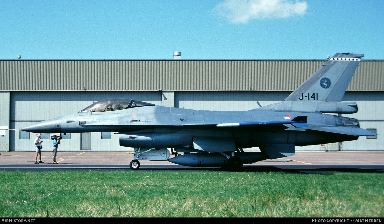 Aircraft Photo of J-141 | General Dynamics F-16A Fighting Falcon | Netherlands - Air Force | AirHistory.net #432525