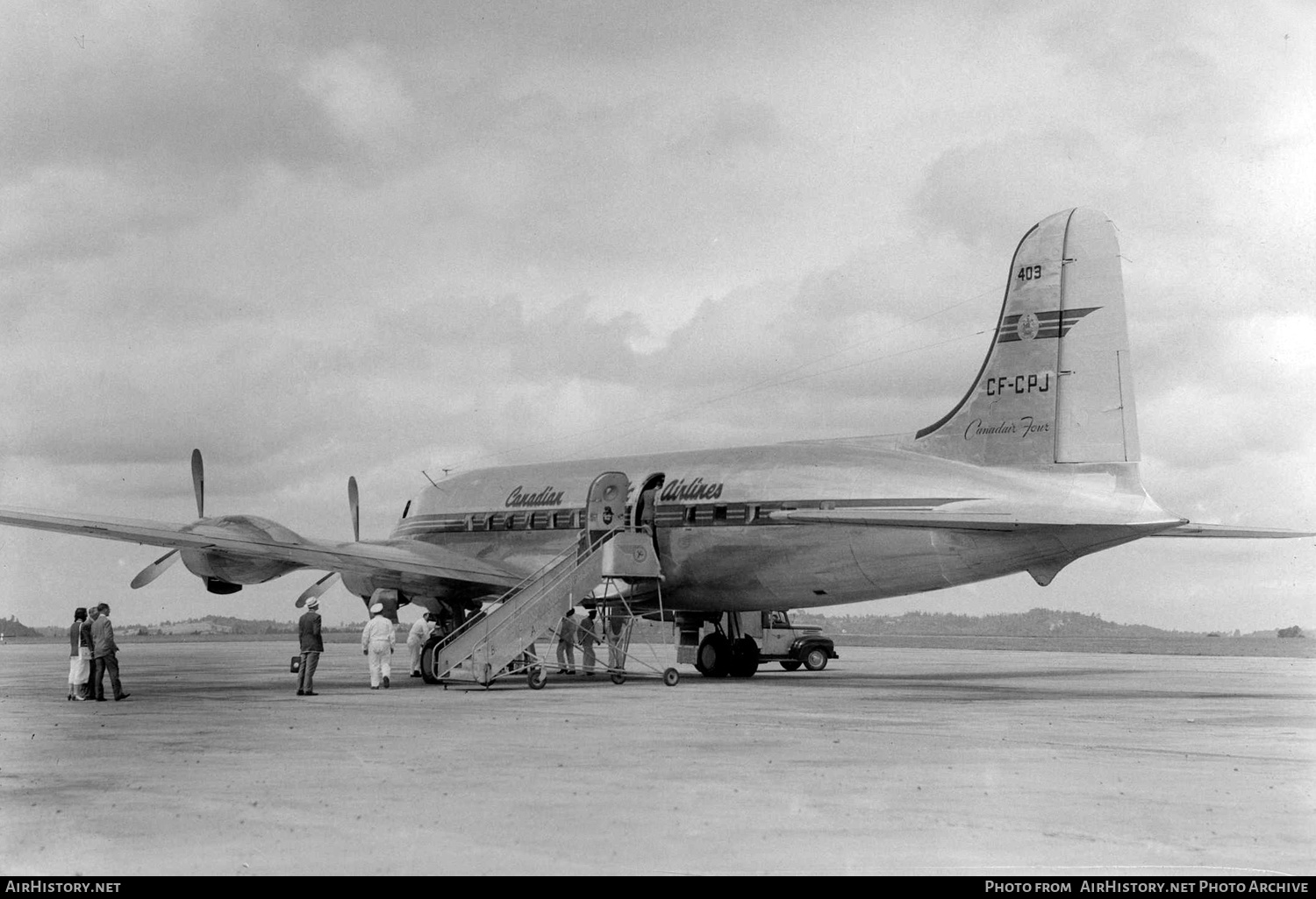 Aircraft Photo of CF-CPJ | Canadair DC-4M-1 North Star | Canadian Pacific Airlines | AirHistory.net #432542