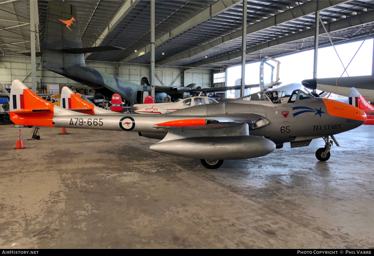 Aircraft Photo of A79-665 | De Havilland D.H. 115 Vampire T35 | Australia - Air Force | AirHistory.net #432579