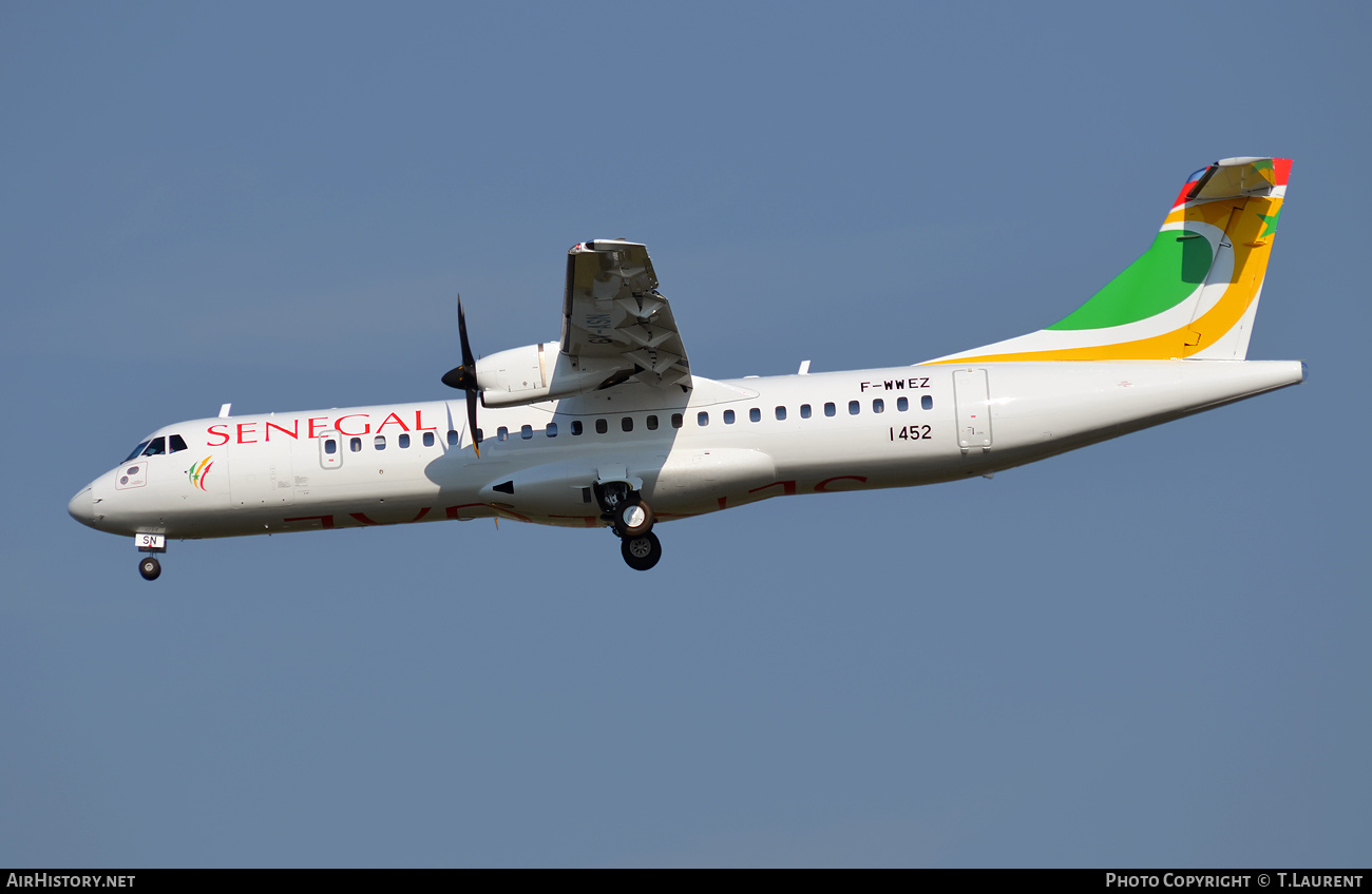 Aircraft Photo of F-WWEZ | ATR ATR-72-600 (ATR-72-212A) | Air Senegal | AirHistory.net #432587